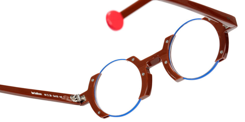 Sabine Be® Be Balloon SB Be Balloon 03 44 - Matte Brown / Satin Blue Majorelle Eyeglasses