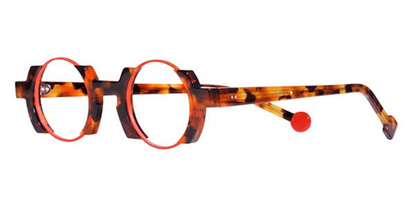 Sabine Be® Be Balloon SB Be Balloon 10 44 - Shiny Fawn Tortoise / Satin Neon Orange Eyeglasses