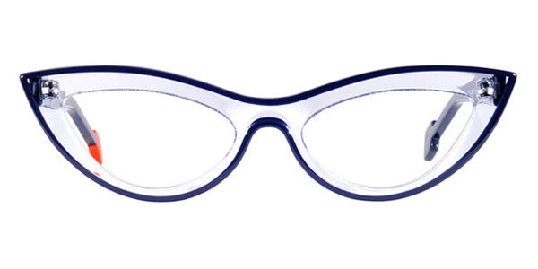 Sabine Be® Be Bikini Line SB Be Bikini Line 02 48 - Shiny Crystal / Shiny Midnight Blue Eyeglasses