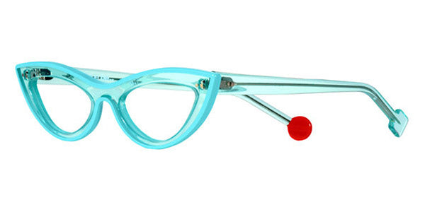 Sabine Be® Be Bikini Line SB Be Bikini Line 236 48 - Shiny Translucent Turquoise / Shiny Solid Turquoise Eyeglasses