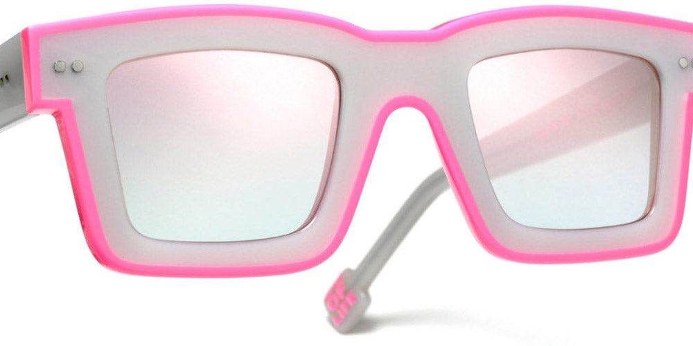 Sabine Be® Be Bobo Line Sun SB Be Bobo Line Sun 316 47 - Shiny Pearl Gray / Shiny Neon Pink Sunglasses