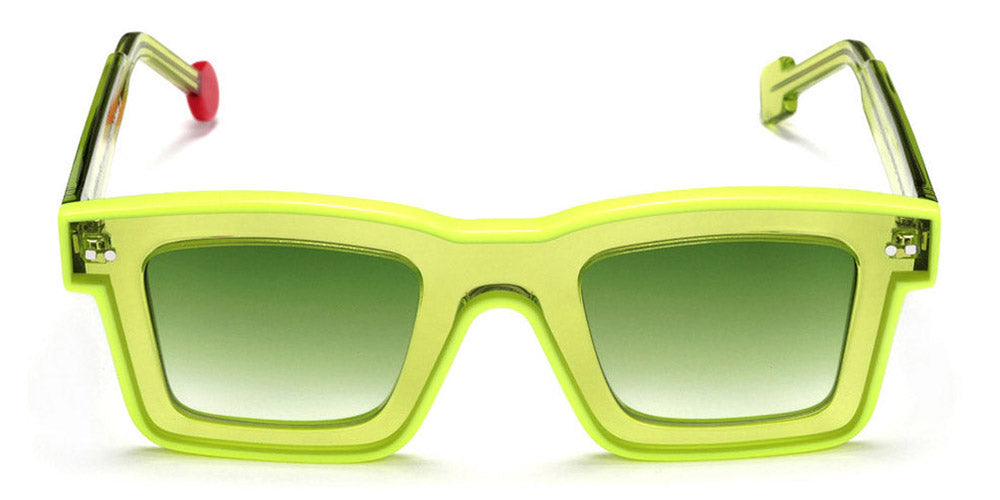 Sabine Be® Be Bobo Line Sun SB Be Bobo Line Sun 330 47 - Shiny Translucent Lime / Shiny Neon Yellow Sunglasses