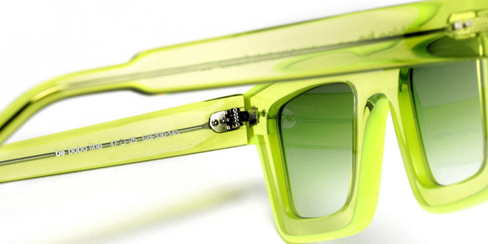 Sabine Be® Be Bobo Line Sun SB Be Bobo Line Sun 330 47 - Shiny Translucent Lime / Shiny Neon Yellow Sunglasses