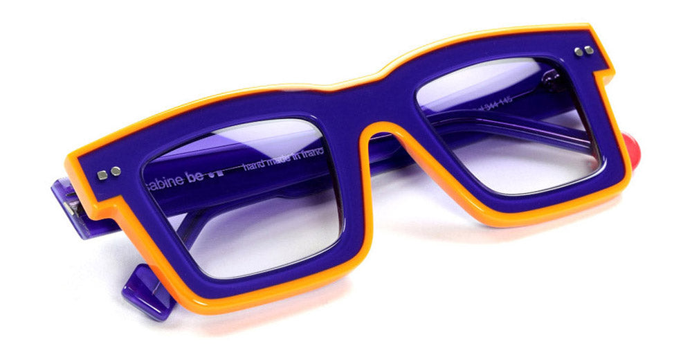 Sabine Be® Be Bobo Line Sun SB Be Bobo Line Sun 344 47 - Shiny Orange / Shiny Purple Sunglasses