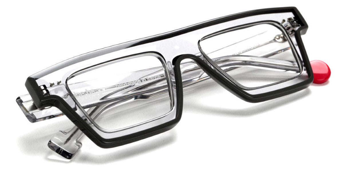 Sabine Be® Be Bold Line SB Be Bold Line 222 46 - Shiny Translucent Gray / Shiny Solid Gray Eyeglasses