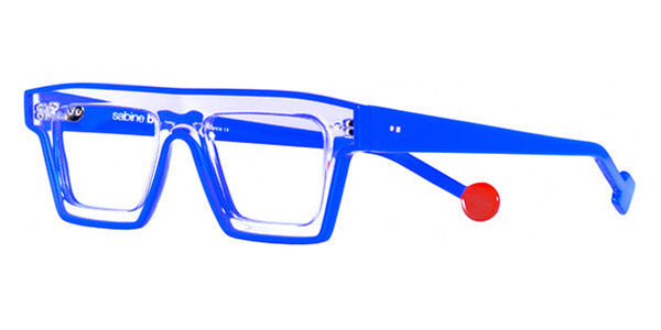 Sabine Be® Be Bold Line SB Be Bold Line 227 46 - Shiny Crystal / Shiny Blue Klein Eyeglasses