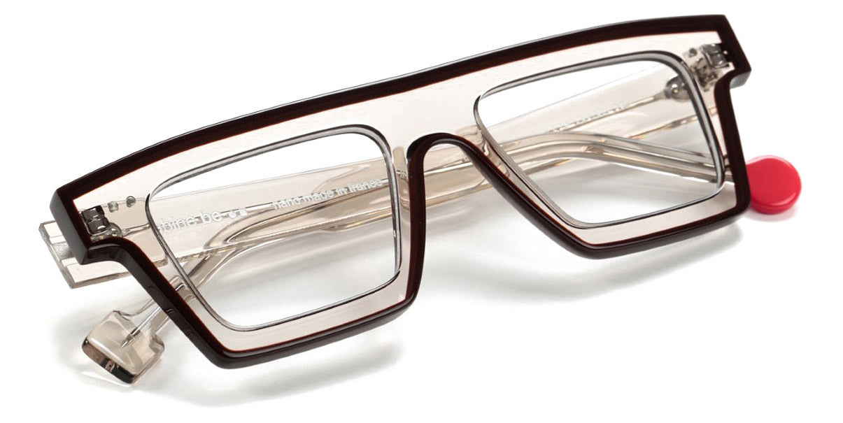 Sabine Be® Be Bold Line SB Be Bold Line 385 46 - Shiny Translucent Brown / Shiny Brown Eyeglasses