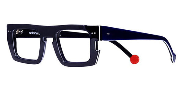 Sabine Be® Be Bossy SB Be Bossy 167 53 - Shiny Midnight Blue / White / Shiny Navy Blue Eyeglasses