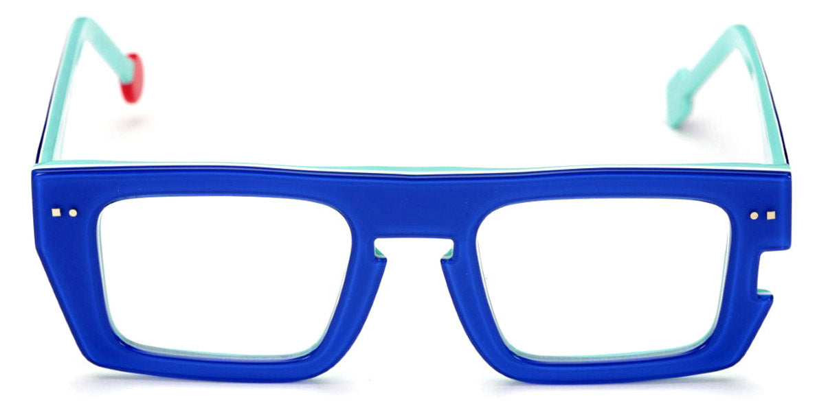 Sabine Be® Be Bossy SB Be Bossy 168 53 - Shiny Translucent Blue Klein / White / Shiny Turquoise Eyeglasses