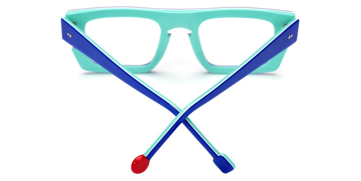 Sabine Be® Be Bossy SB Be Bossy 168 53 - Shiny Translucent Blue Klein / White / Shiny Turquoise Eyeglasses