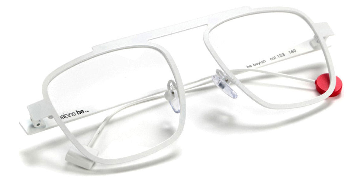 Sabine Be® Be Boyish SB Be Boyish 123 50 - Satin White Eyeglasses