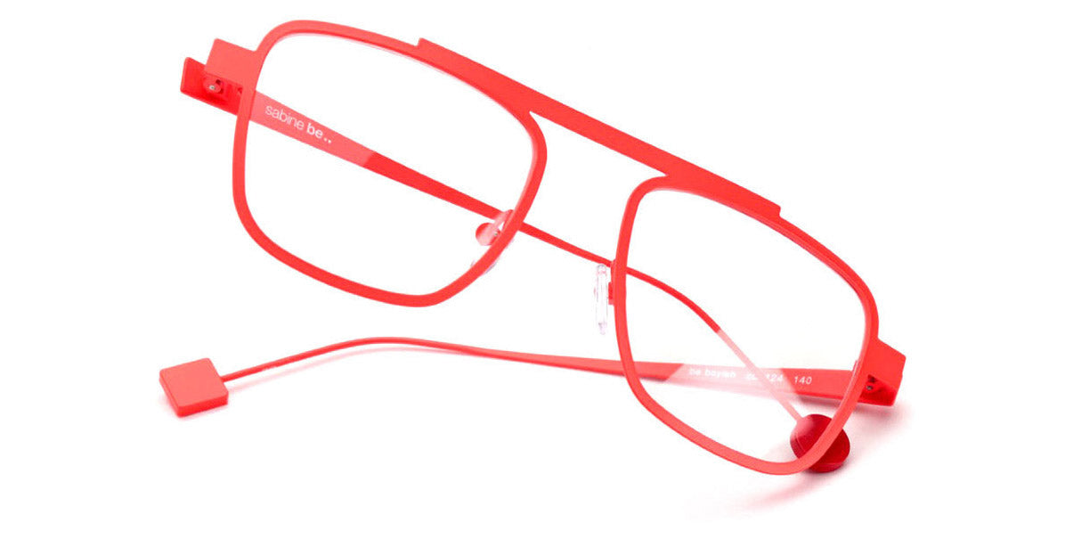 Sabine Be® Be Boyish SB Be Boyish 124 50 - Satin Neon Orange Eyeglasses