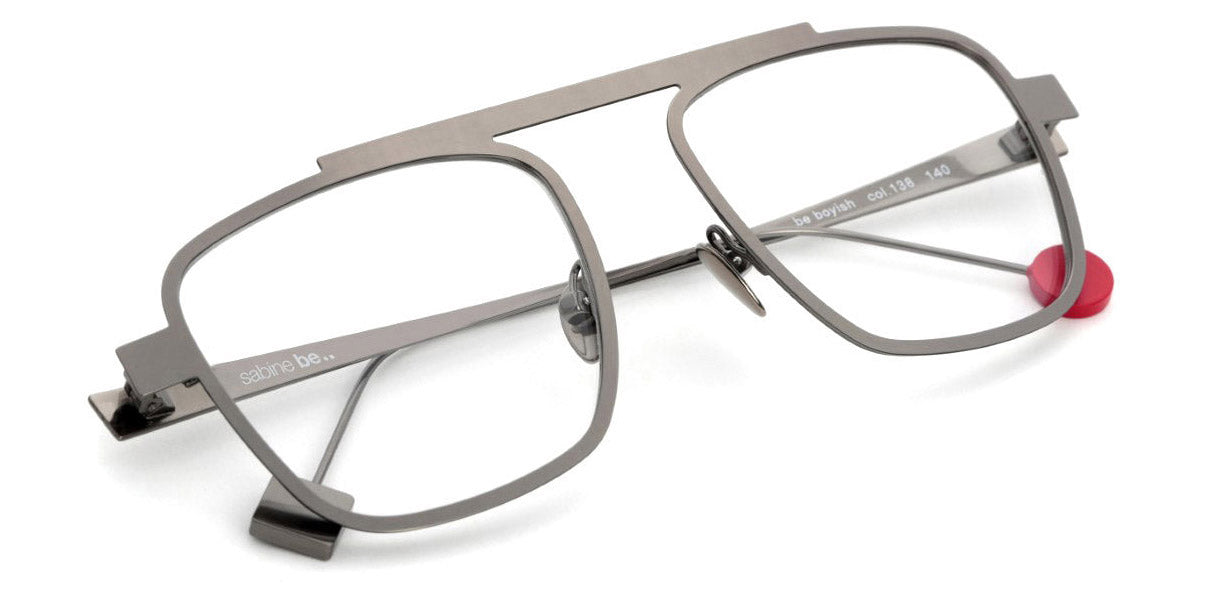 Sabine Be® Be Boyish SB Be Boyish 138 50 - Polished Ruthenium Eyeglasses