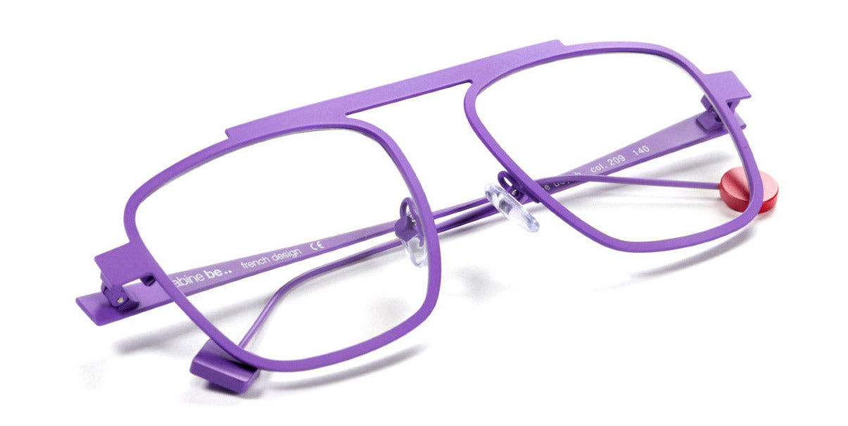 Sabine Be® Be Boyish SB Be Boyish 209 50 - Satin Purple Eyeglasses