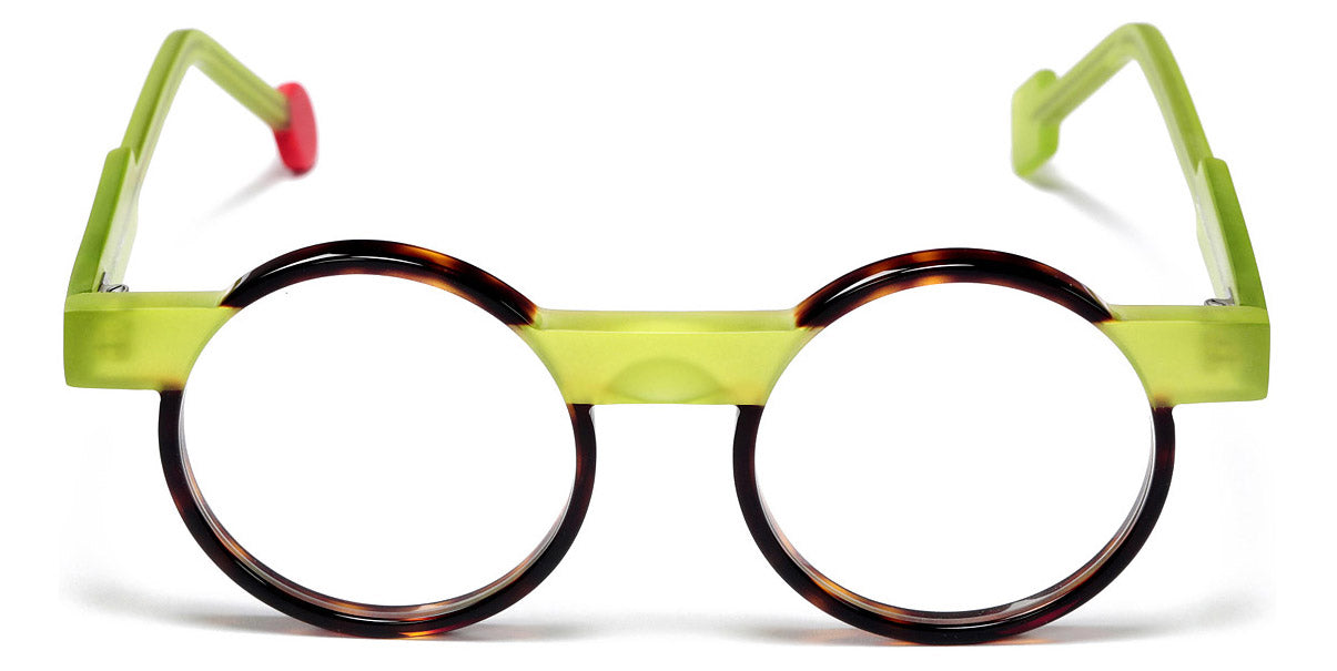 Sabine Be® Be Cartoon SB Be Cartoon 608 46 - Shiny Cherry Tortoiseshell / Matte Translucent Lime Eyeglasses