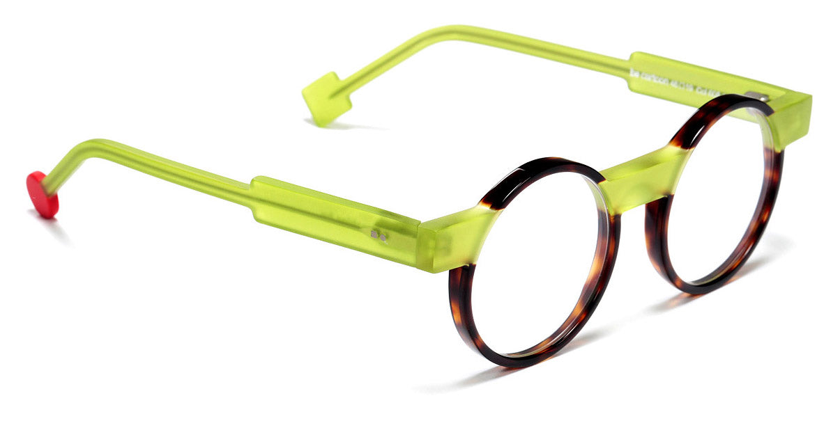 Sabine Be® Be Cartoon SB Be Cartoon 608 46 - Shiny Cherry Tortoiseshell / Matte Translucent Lime Eyeglasses