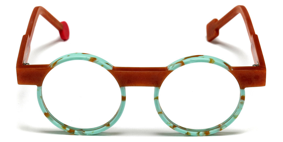 Sabine Be® Be Cartoon SB Be Cartoon 610 46 - Matt Marbled Turquoise / Matt Marbled Rust Eyeglasses