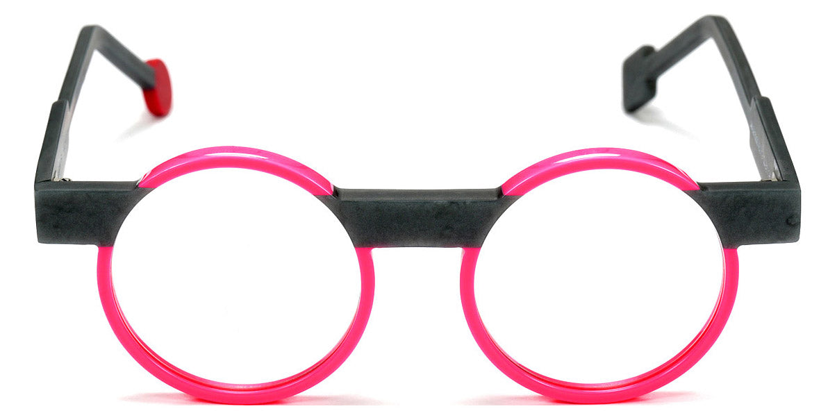 Sabine Be® Be Cartoon SB Be Cartoon 611 46 - Shiny Neon Pink / Matt Marbled Mouse Gray Eyeglasses