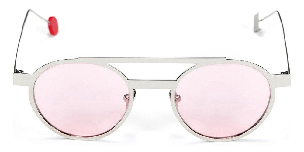 Sabine Be® Be Casual Sun Summer SB Be Casual Sun Summer 139ros 48 - Polished Palladium with pink lenses Sunglasses