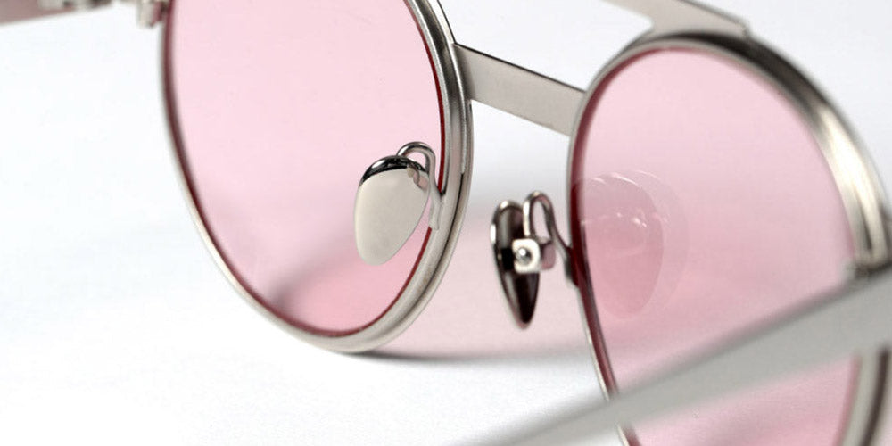 Sabine Be® Be Casual Sun Summer SB Be Casual Sun Summer 139ros 48 - Polished Palladium with pink lenses Sunglasses