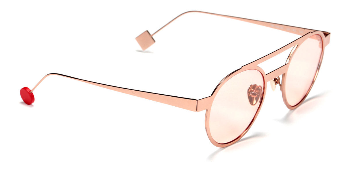 Sabine Be® Be Casual Sun Summer SB Be Casual Sun Summer 140pec 48 - Polished Rose Gold with pink lenses Sunglasses