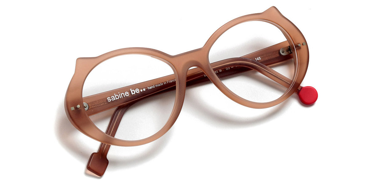 Sabine Be® Be Cat'S SB Be Cat'S 4 53 - Matte Translucent Beige Eyeglasses