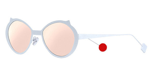 Sabine Be® Be Cat'S Slim Sun SB Be Cat'S Slim Sun 123 51 - Satin White Sunglasses