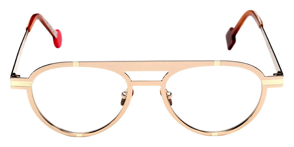 Sabine Be® Be Chill SB Be Chill 443 52 - Polished Pale Gold / Satin Ivory Eyeglasses