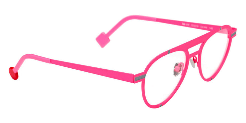 Sabine Be® Be Chill SB Be Chill 444 52 - Satin Neon Pink / Satin Palladium Eyeglasses