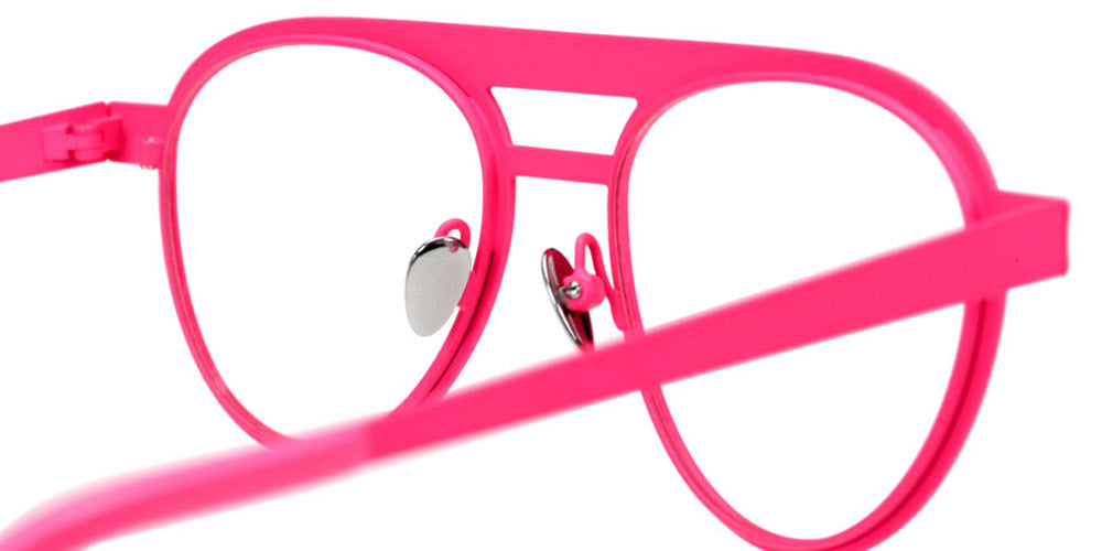 Sabine Be® Be Chill SB Be Chill 444 52 - Satin Neon Pink / Satin Palladium Eyeglasses