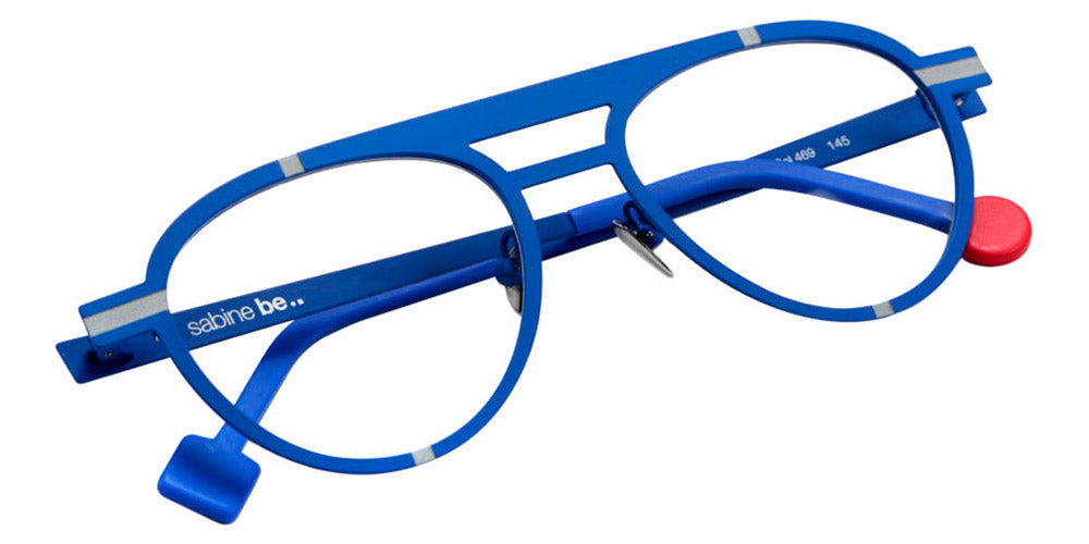 Sabine Be® Be Chill SB Be Chill 469 52 - Satin Majorelle Blue / Satin Palladium Eyeglasses