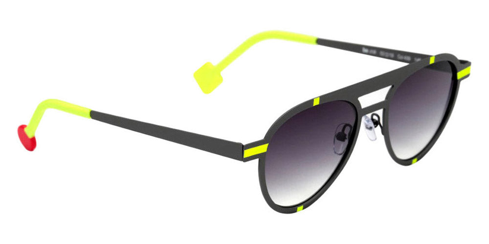 Sabine Be® Be Chill Sun SB Be Chill Sun 439 52 - Satin Taupe / Satin Neon Yellow Sunglasses