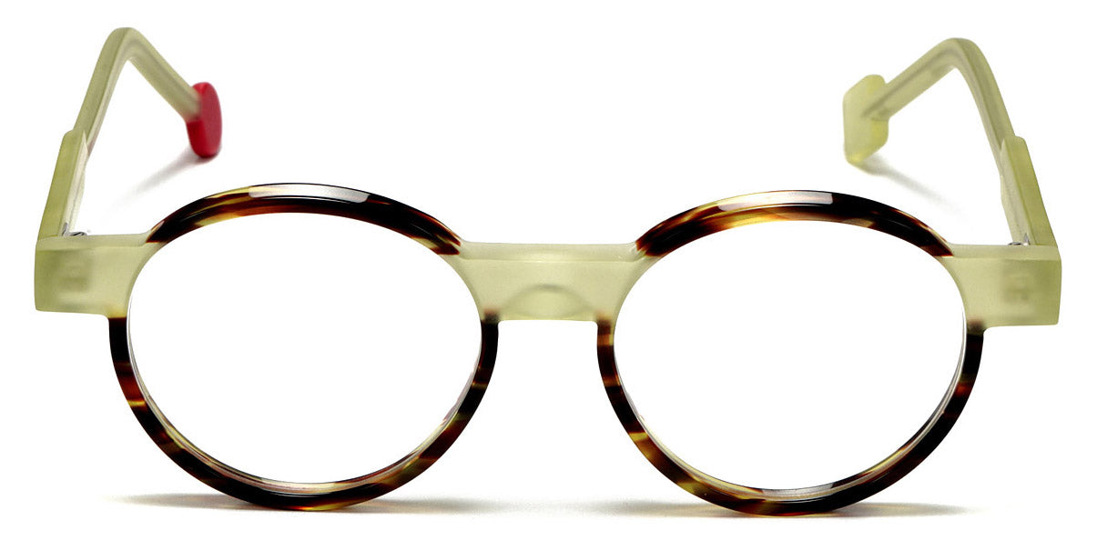 Sabine Be® Be Clever SB Be Clever 616 50 - Shiny Dark Veined Tortoiseshell / Matte Translucent Yellow Eyeglasses