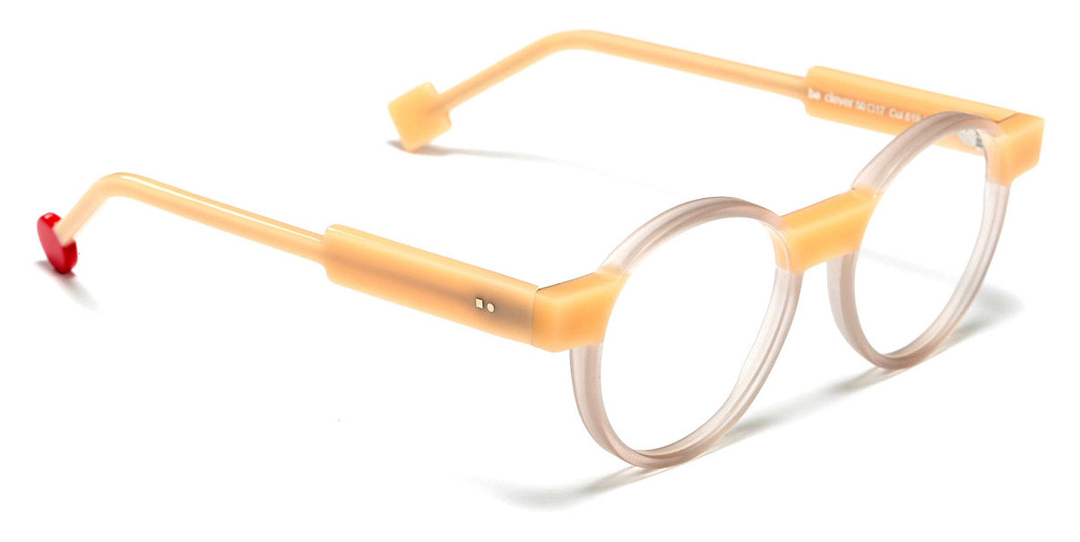 Sabine Be® Be Clever SB Be Clever 619 50 - Matte Translucent Nude / Shiny Peach Eyeglasses