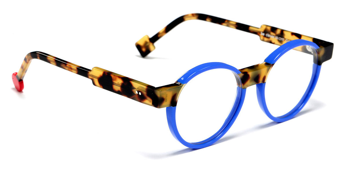 Sabine Be® Be Clever SB Be Clever 621 50 - Shiny Majorelle Blue / Shiny Tokyo Tortoiseshell Eyeglasses