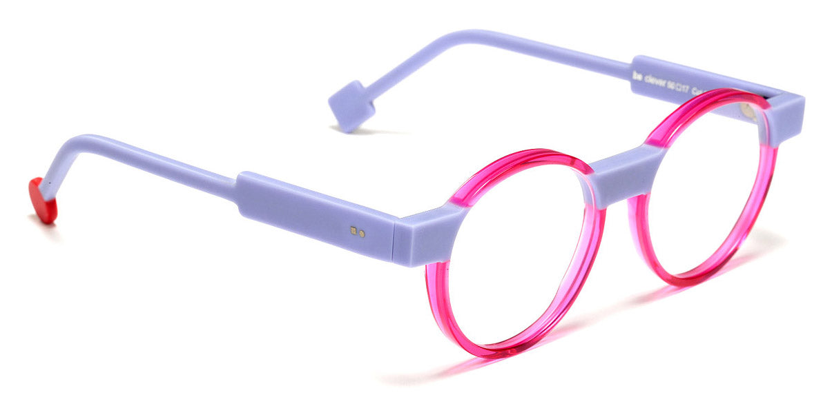 Sabine Be® Be Clever SB Be Clever 623 50 - Shiny Translucent Fuchsia / Matte Lavender Eyeglasses