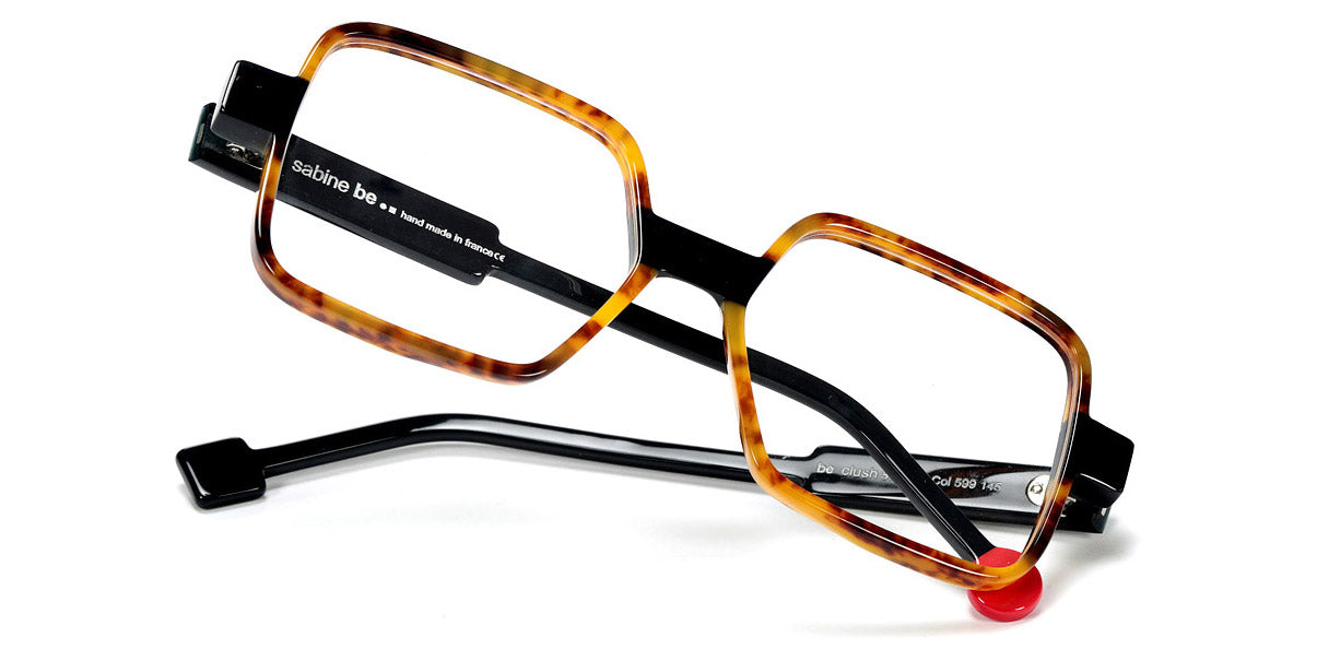 Sabine Be® Be Clush SB Be Clush 599 57 - Shiny Tortoiseshell / Shiny Midnight Blue Eyeglasses