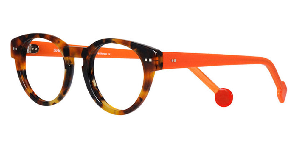 Sabine Be® Be Crazy SB Be Crazy 11 47 - Shiny Fawn Tortoise / Shiny Translucent Orange Eyeglasses