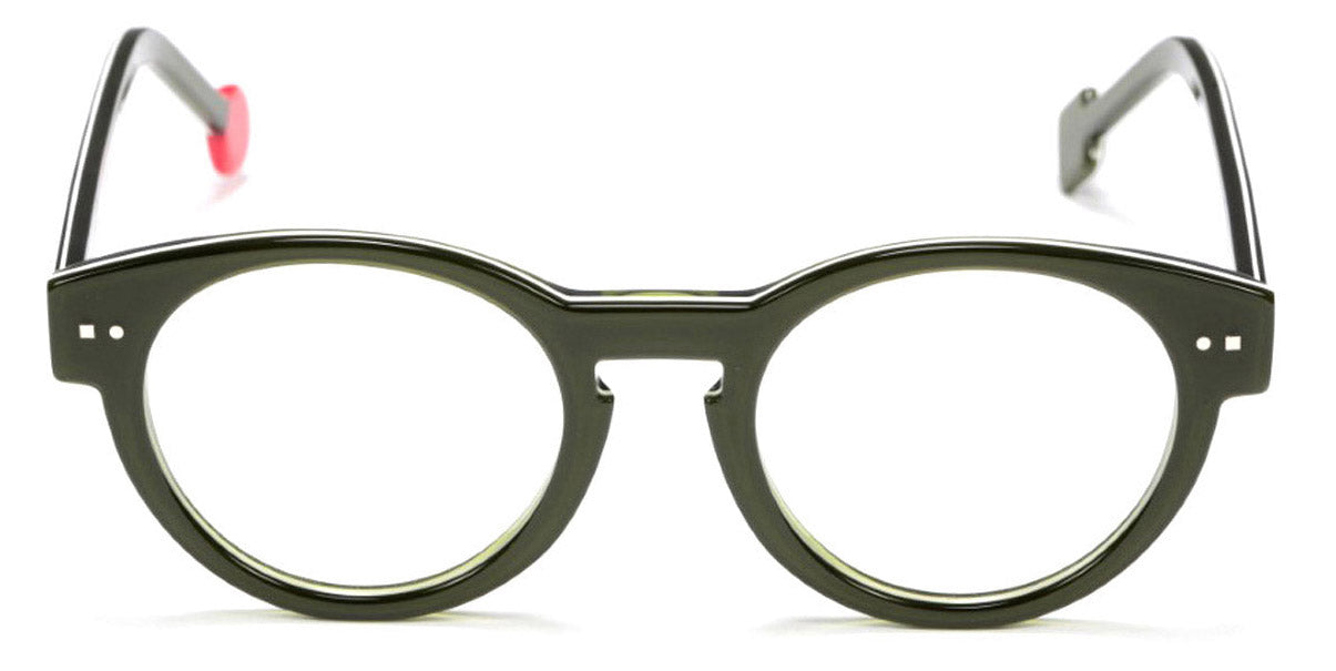 Sabine Be® Be Crazy SB Be Crazy 170 47 - Shiny Translucent Dark Green / White / Shiny Translucent Dark Green Eyeglasses