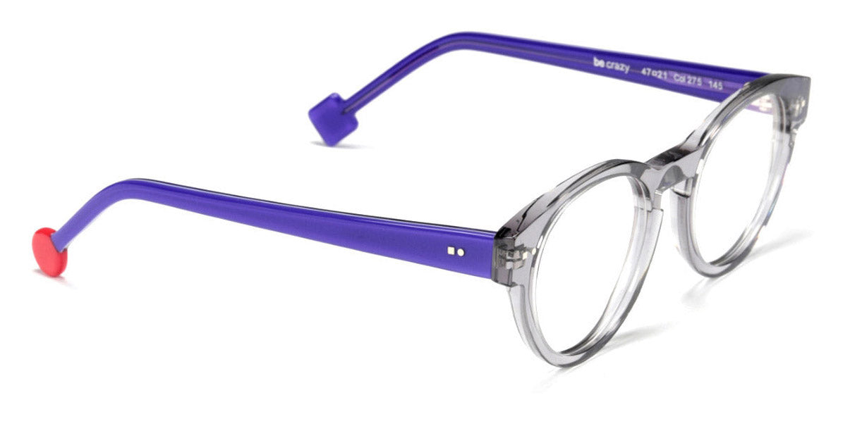 Sabine Be® Be Crazy SB Be Crazy 275 47 - Shiny Translucent /Shiny Purple Eyeglasses