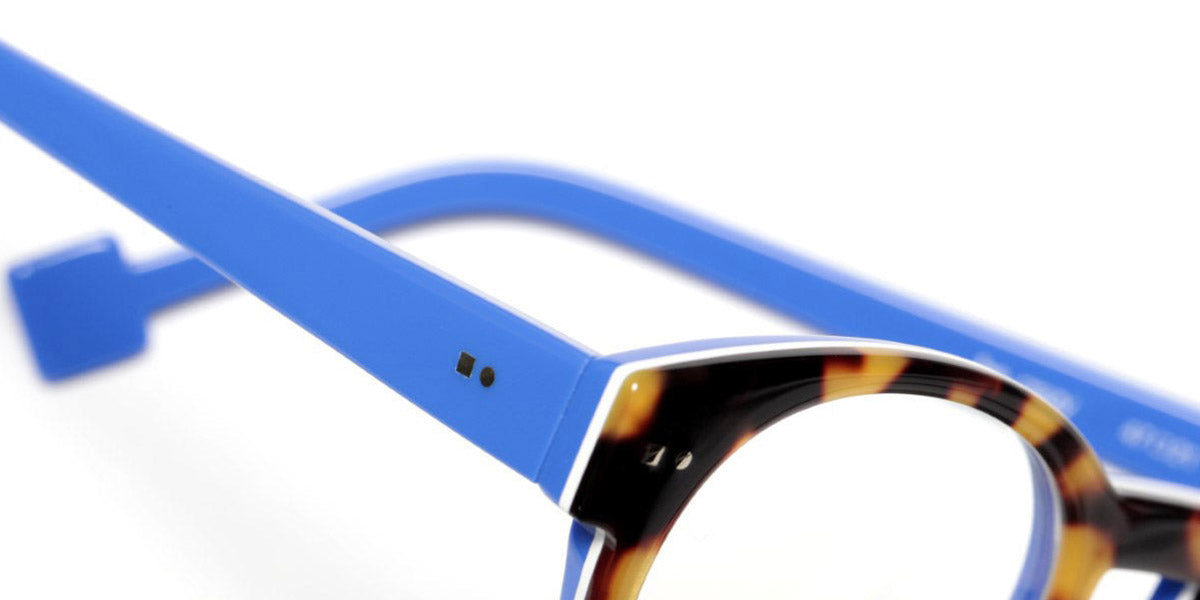 Sabine Be® Be Crazy SB Be Crazy 276 47 - Shiny Tokyo Tortoise / White / Shiny Blue Majorelle / Shiny Blue Majorelle Eyeglasses