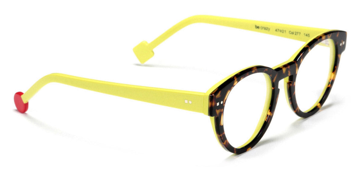 Sabine Be® Be Crazy SB Be Crazy 277 47 - Shiny Tiger Tortoise / Shiny Yellow / Shiny Yellow Eyeglasses