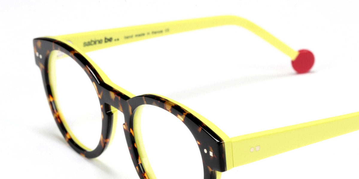 Sabine Be® Be Crazy SB Be Crazy 277 47 - Shiny Tiger Tortoise / Shiny Yellow / Shiny Yellow Eyeglasses