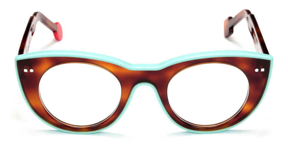 Sabine Be® Be Cute Line SB Be Cute Line 303 49 - Shiny Blonde Tortoise / Shiny Turquoise Eyeglasses