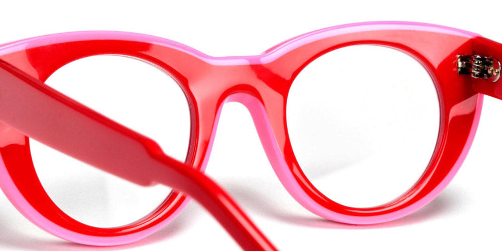 Sabine Be® Be Cute Line SB Be Cute Line 342 49 - Shiny Red / Shiny Neon Pink Eyeglasses