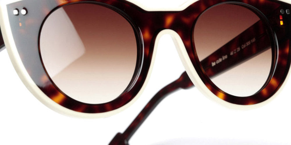 Sabine Be® Be Cute Line Sun SB Be Cute Line Sun 309 48 - Shiny Cherry Tortoise / Shiny Ivory Sunglasses