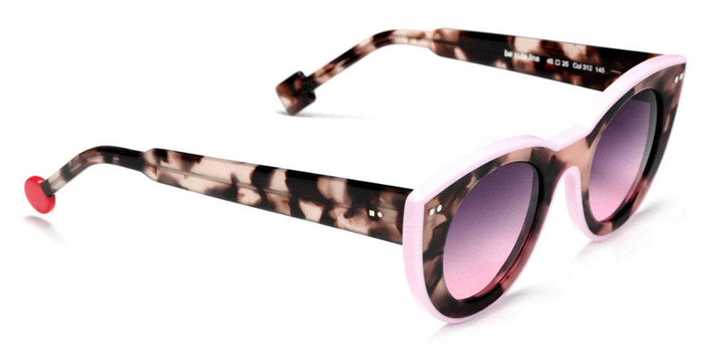 Sabine Be® Be Cute Line Sun SB Be Cute Line Sun 312 48 - Pinkish Tortoise / Shiny Baby Pink Sunglasses