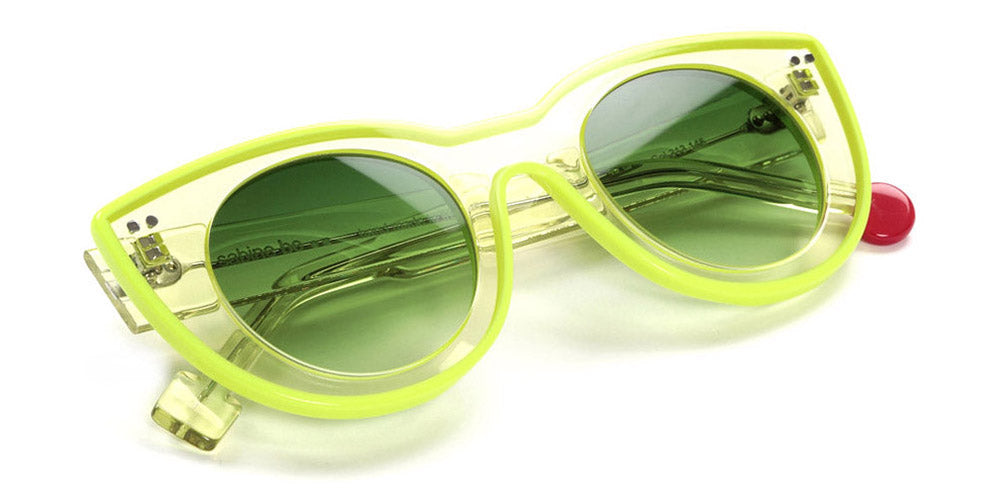 Sabine Be® Be Cute Line Sun SB Be Cute Line Sun 313 48 - Shiny Translucent Yellow / Shiny Neon Yellow Sunglasses