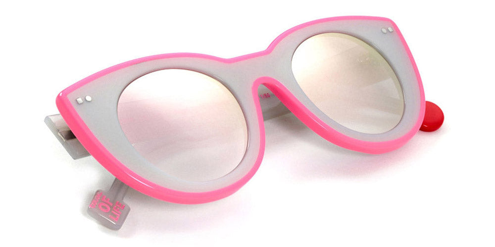 Sabine Be® Be Cute Line Sun SB Be Cute Line Sun 316 48 - Shiny Pearl Gray / Shiny Neon Pink Sunglasses