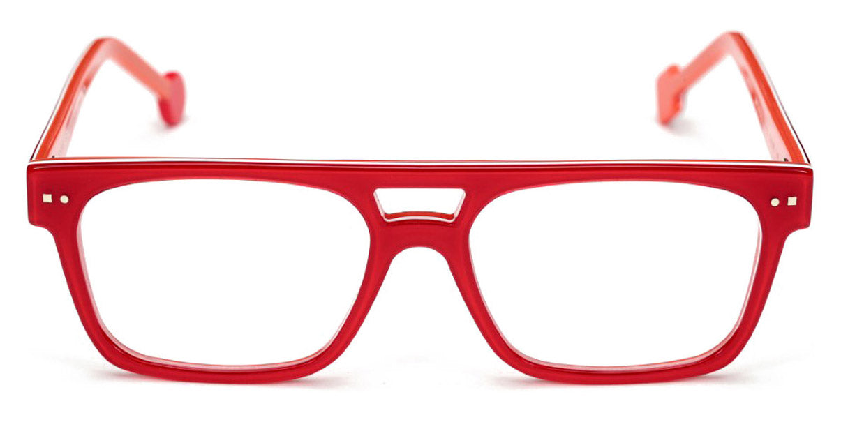 Sabine Be® Be Dandy SB Be Dandy 169 55 - Shiny Translusent Red / White / Shiny Orange Eyeglasses